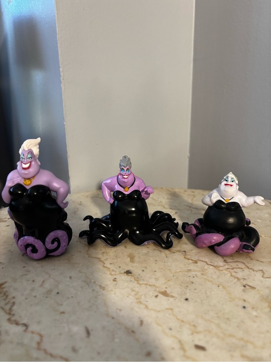 Disney Other - Disney Ursula Action Figure Set - Purple, Black & White Accents